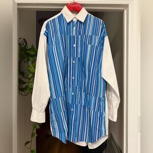 Comme des garçon ganryu double breast pocket shirt